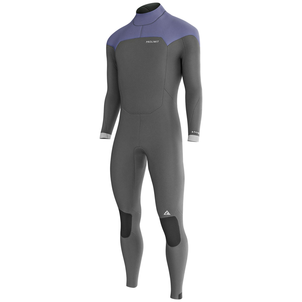 Prolimit ACE steamer wetsuit 4/3 mm rugrits heren grijs foto 1