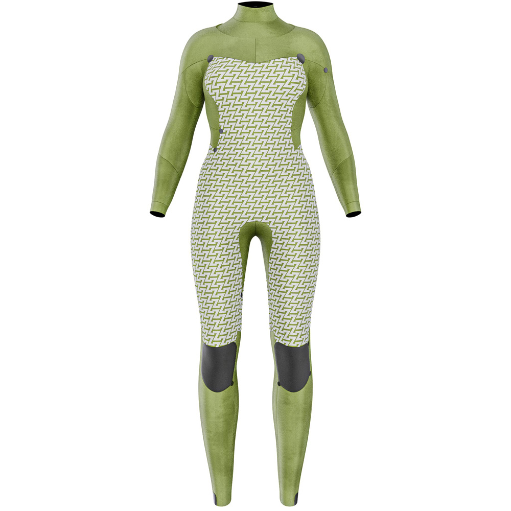 Prolimit Flare fullsuit wetsuit 3/2 mm borstrits dames blauw 5
