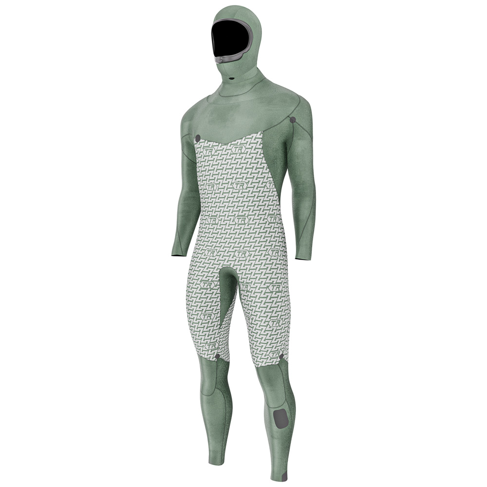 Prolimit Vapor steamer C-zip 6/4 mm heren met hood 4