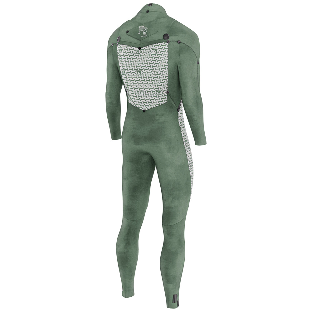 Prolimit Mercury fullsuit Freezip 3/2 mm heren blauw 6