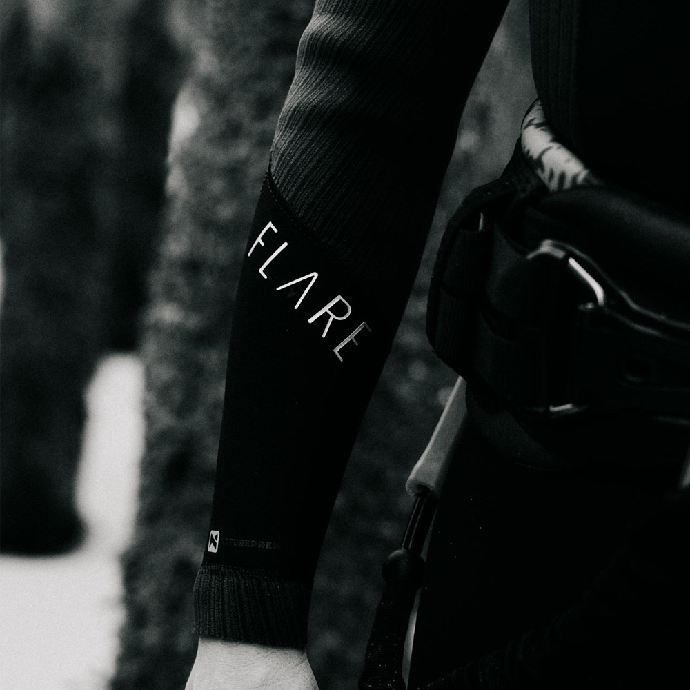 Prolimit Flare fullsuit Freezip 3/2 mm dames zwart 9