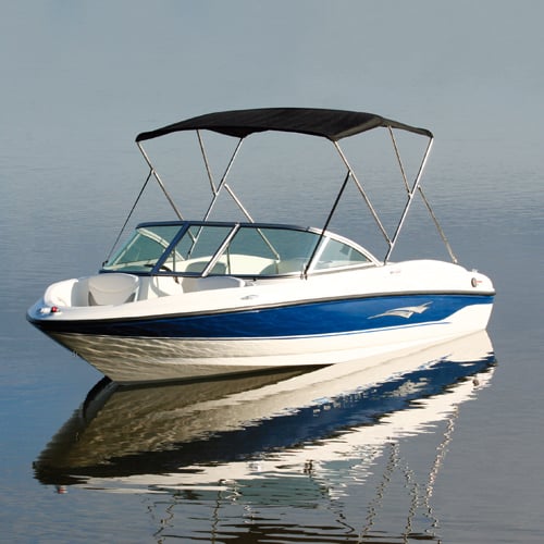 boot Bimini aluminium UV Coated Nylon Top maat S