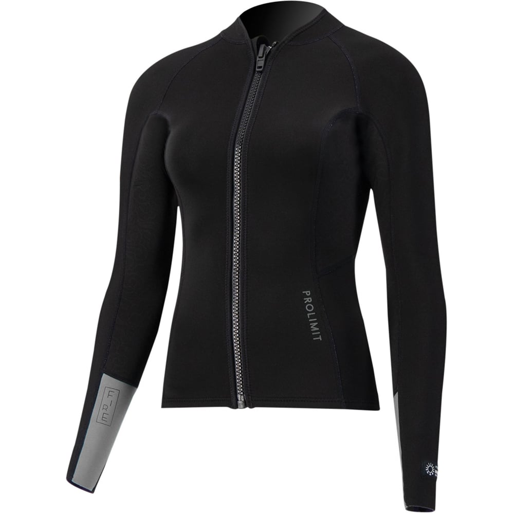 Prolimit Fire neopreen top 2 mm grijs/zwart dames 3