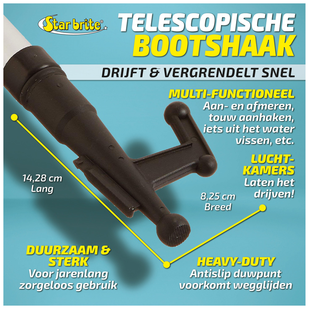 Starbrite uitschuifbare pikhaak 6