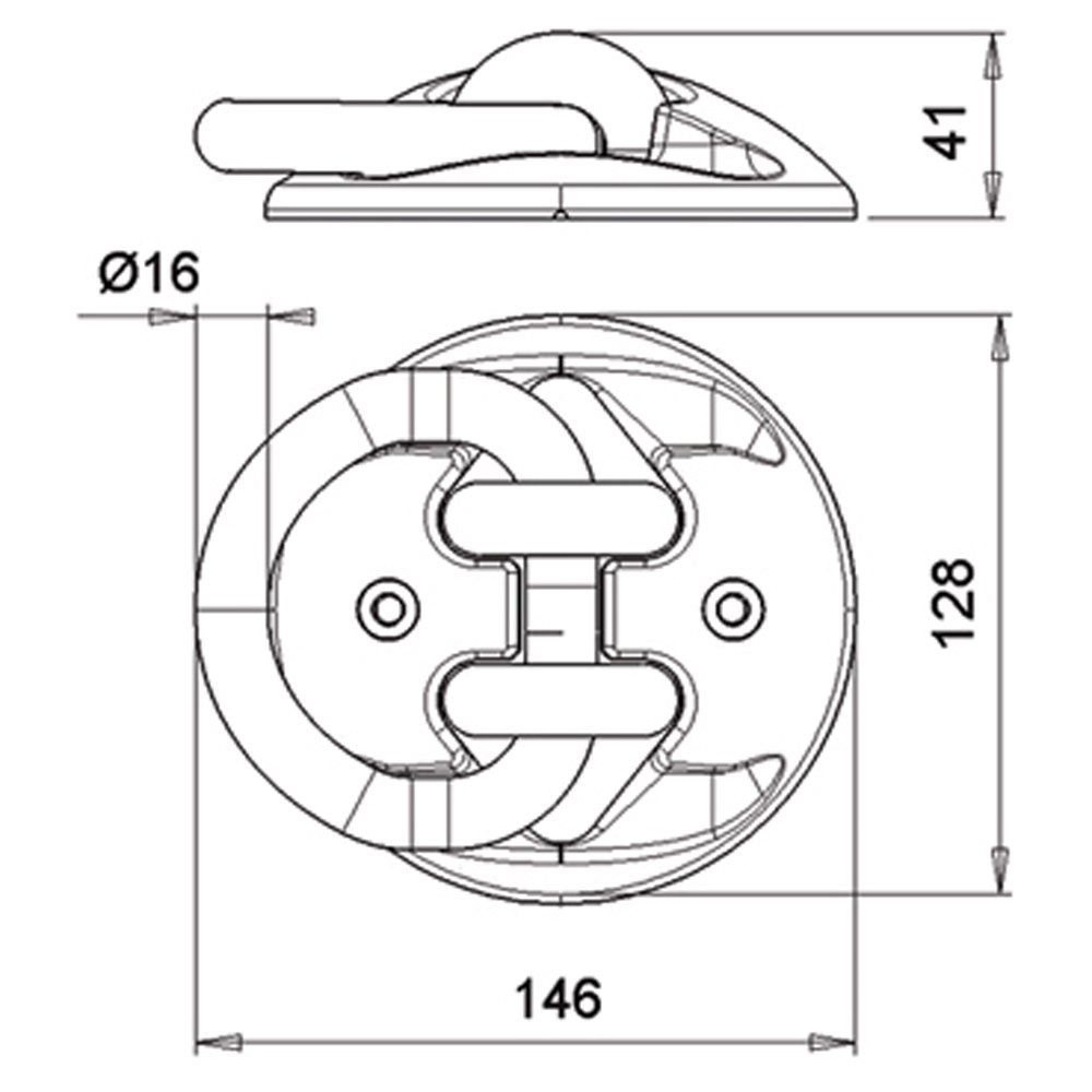 Stazo wall/dock ankerplaat circle 3