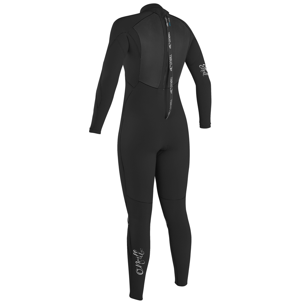 Epic 4/3 rug rits fullsuit dames zwart