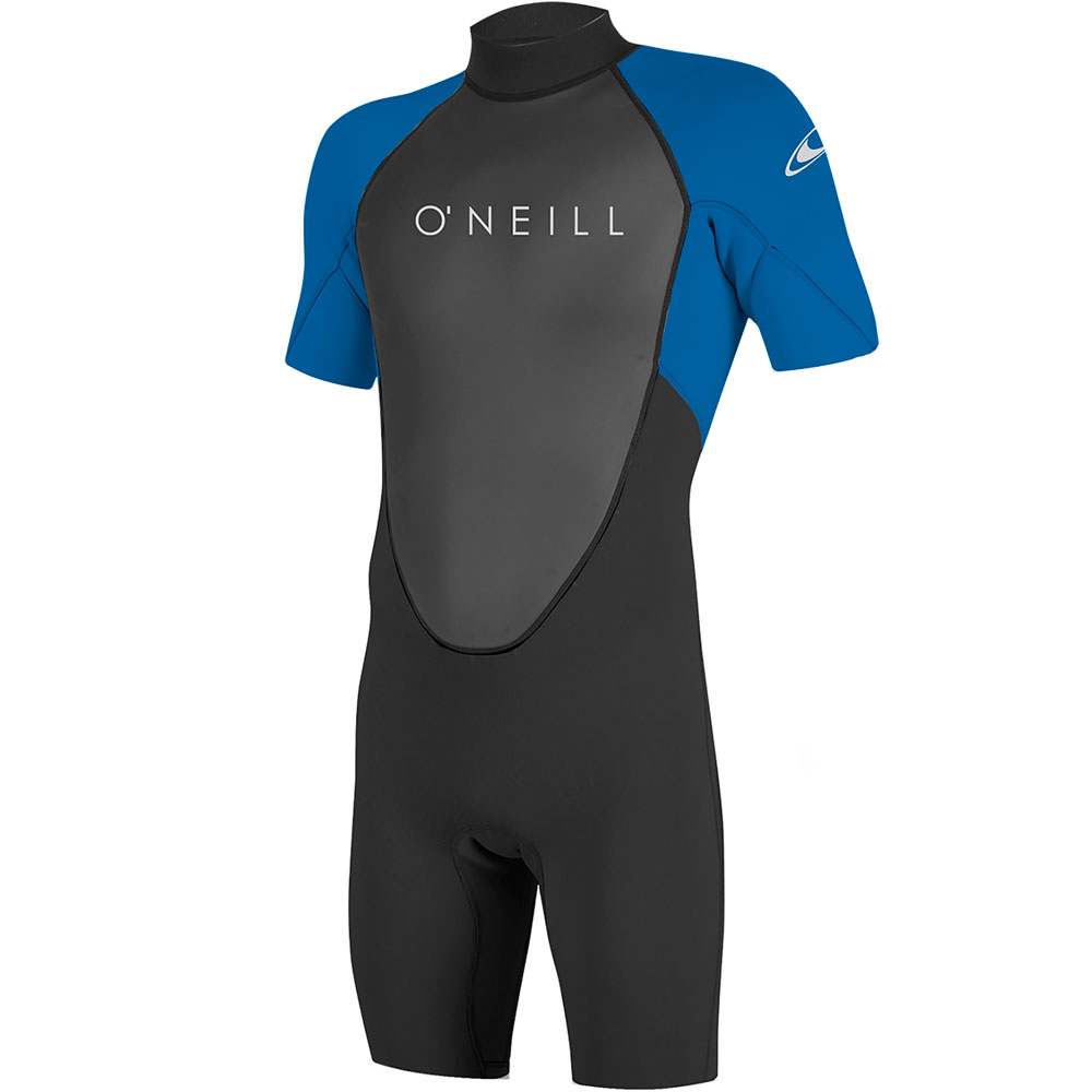 Oneill Reactor-2 2mm rug rits shorty heren zwart/blauw 1