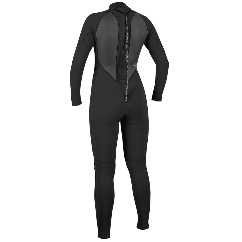 Oneill Reactor-2 3/2mm rug rits fullsuit dames zwart 4