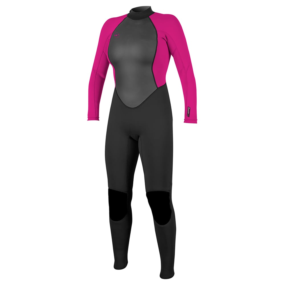Oneill Reactor-2 3/2mm rug rits fullsuit dames zwart/roze foto 1