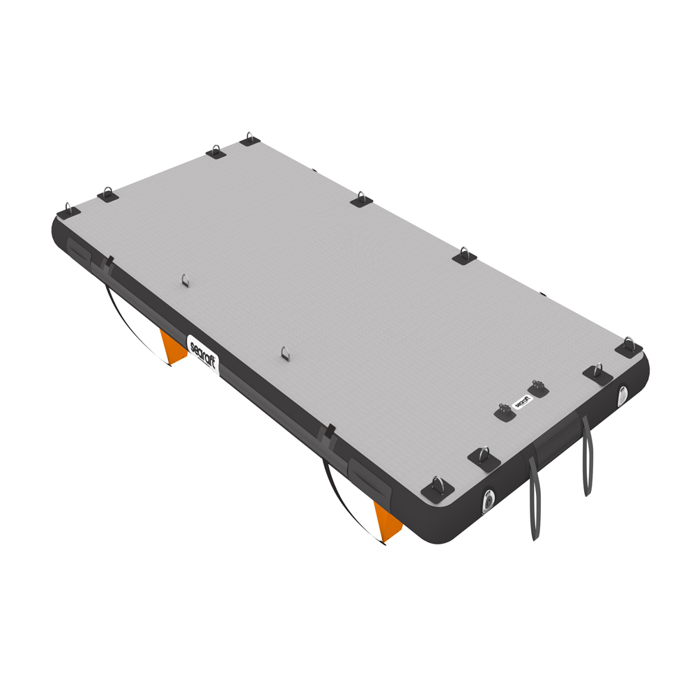 Diamond deck zwart medium opblaasbaar platform