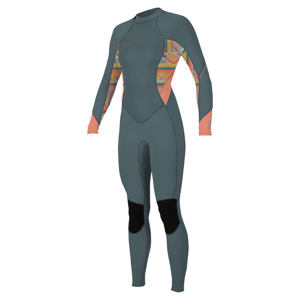 Oneill Bahia fullsuit 3/2 rugrits dames grijs foto 1