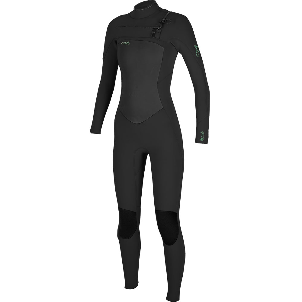 Oneill Epic 3/2 borst rits fullsuit dames zwart 1