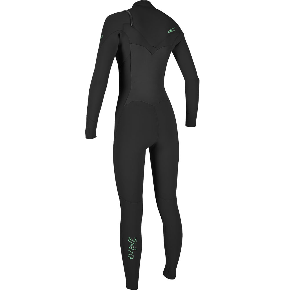 Oneill Epic 3/2 borst rits fullsuit dames zwart 2