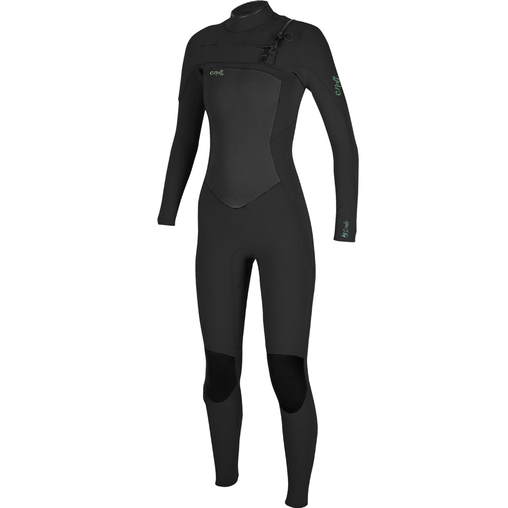 Oneill Epic 5/4 borst rits fullsuit dames zwart 1