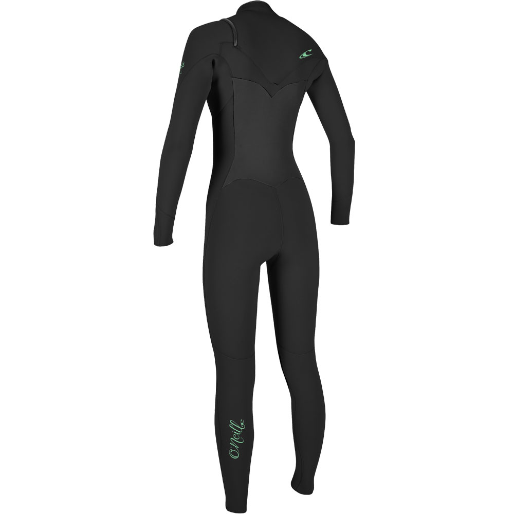 Oneill Epic 5/4 borst rits fullsuit dames zwart 2