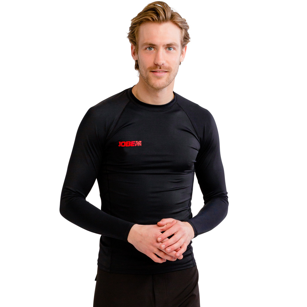 Rash Guard lange mouwen heren zwart