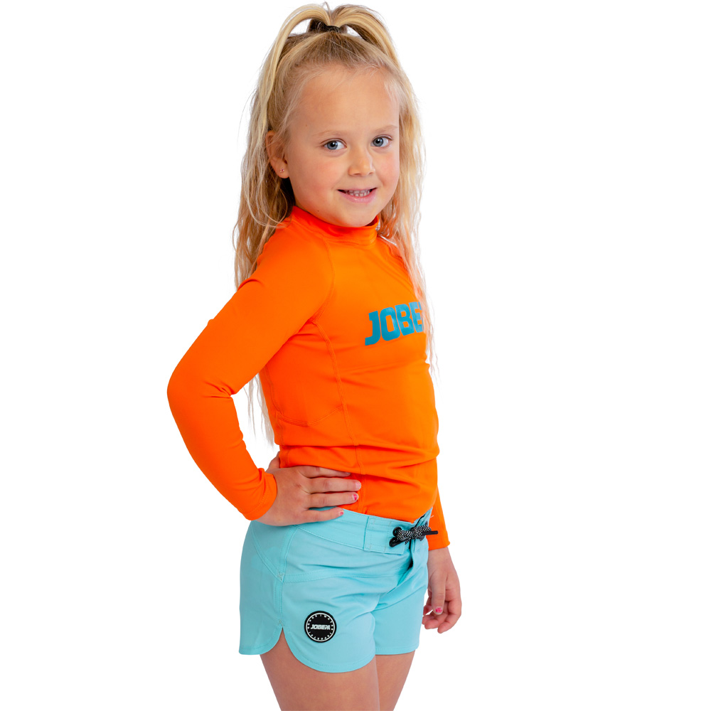 Rash Guard lange mouwen Kids Fire oranje