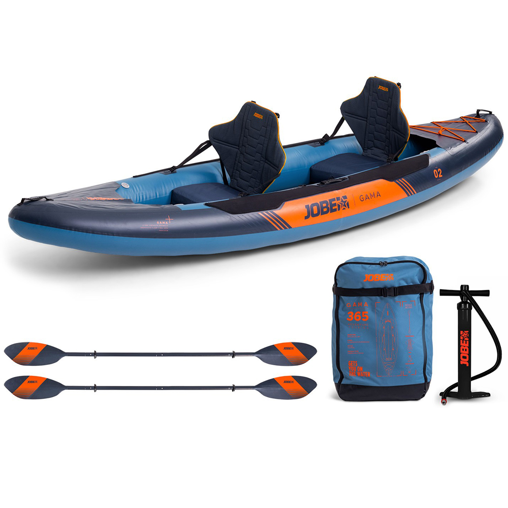 Gama 12.0 opblaasbare kayak blauw voordeelpakket
