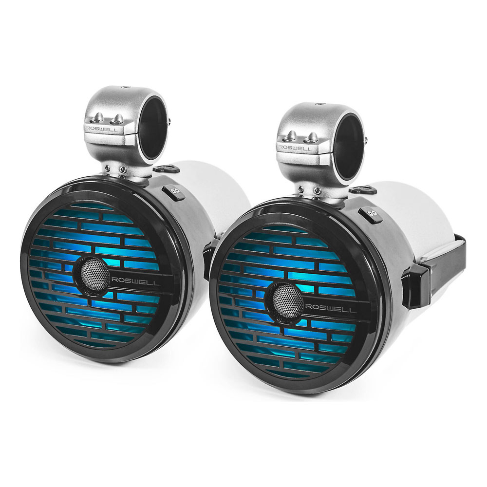 R1 8 inch tower speakers zwarte grill