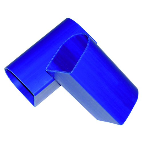 connectors steigerstootrand p-profiel blauw 2 stuks