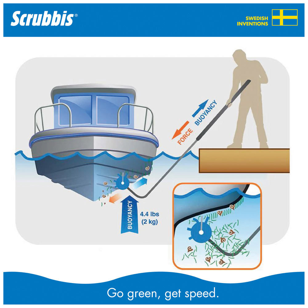 Starbrite scrubbis set waterlijn en bodem scrubber 4