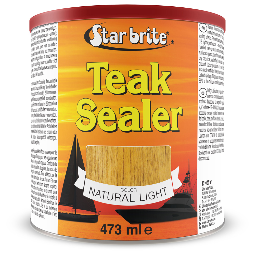 Starbrite tropical teak oil sealer natural light 473 ml 1