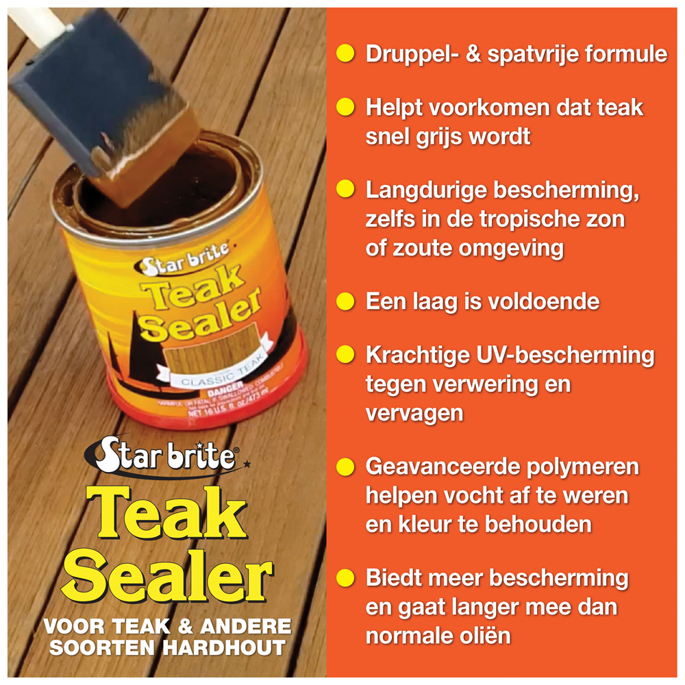 Starbrite tropical teak oil sealer natural light 473 ml 3