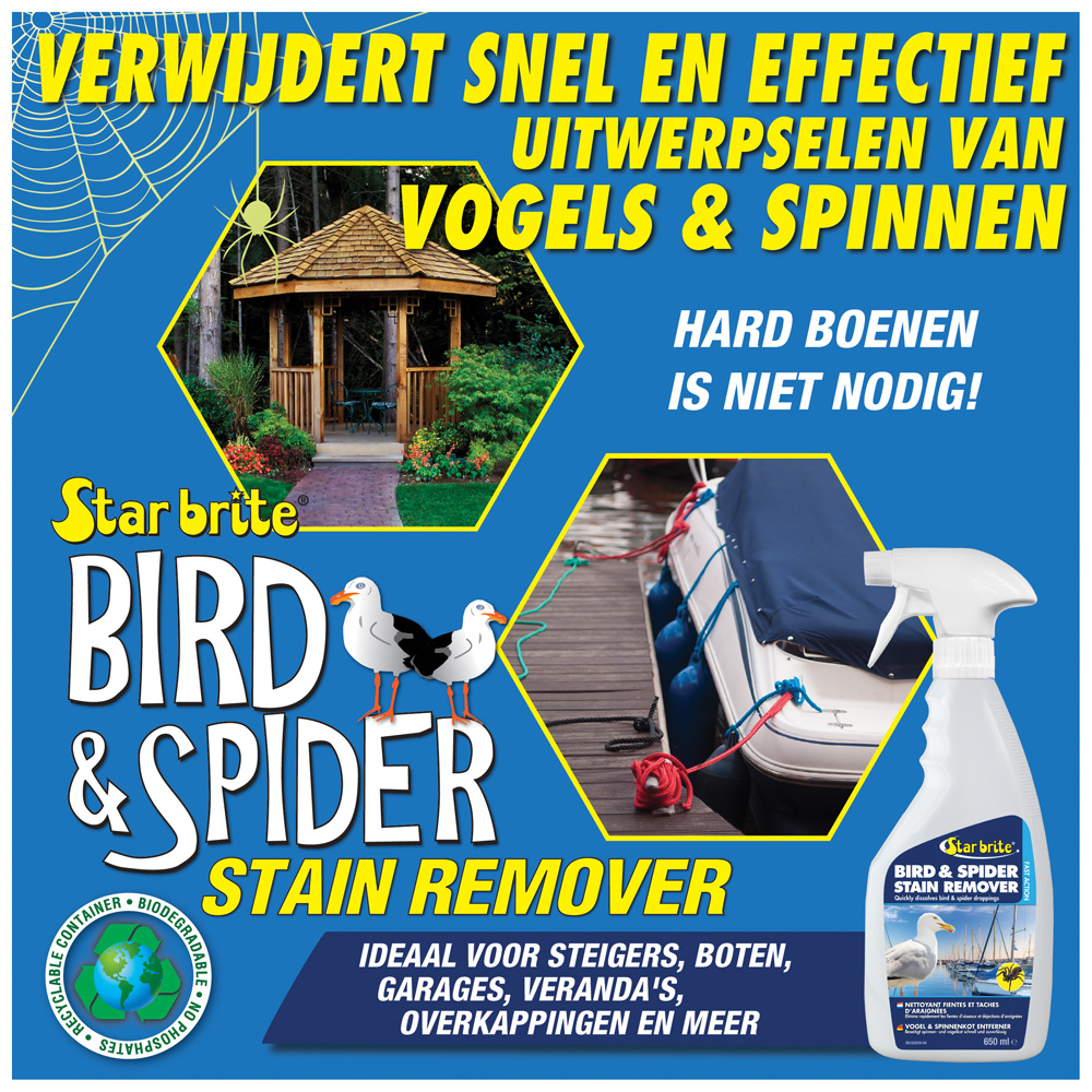 Starbrite vogel en spinnenpoep reiniger 650 ml 2