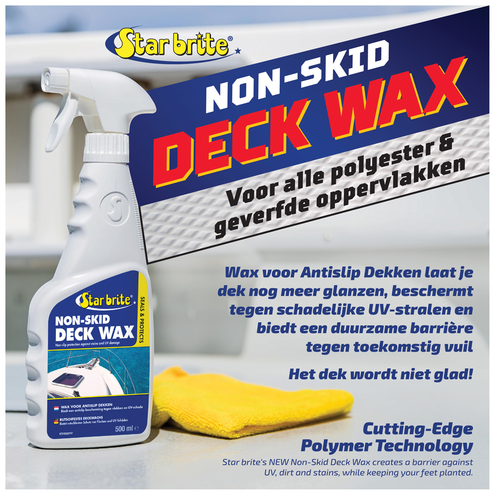 wax voor antislip dekken