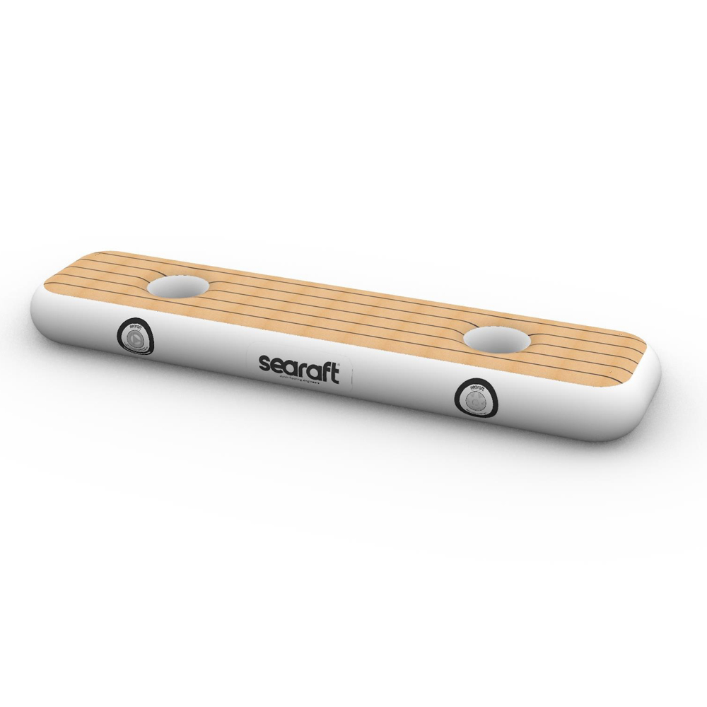 Airstep transom bumper medium teak deck grijs