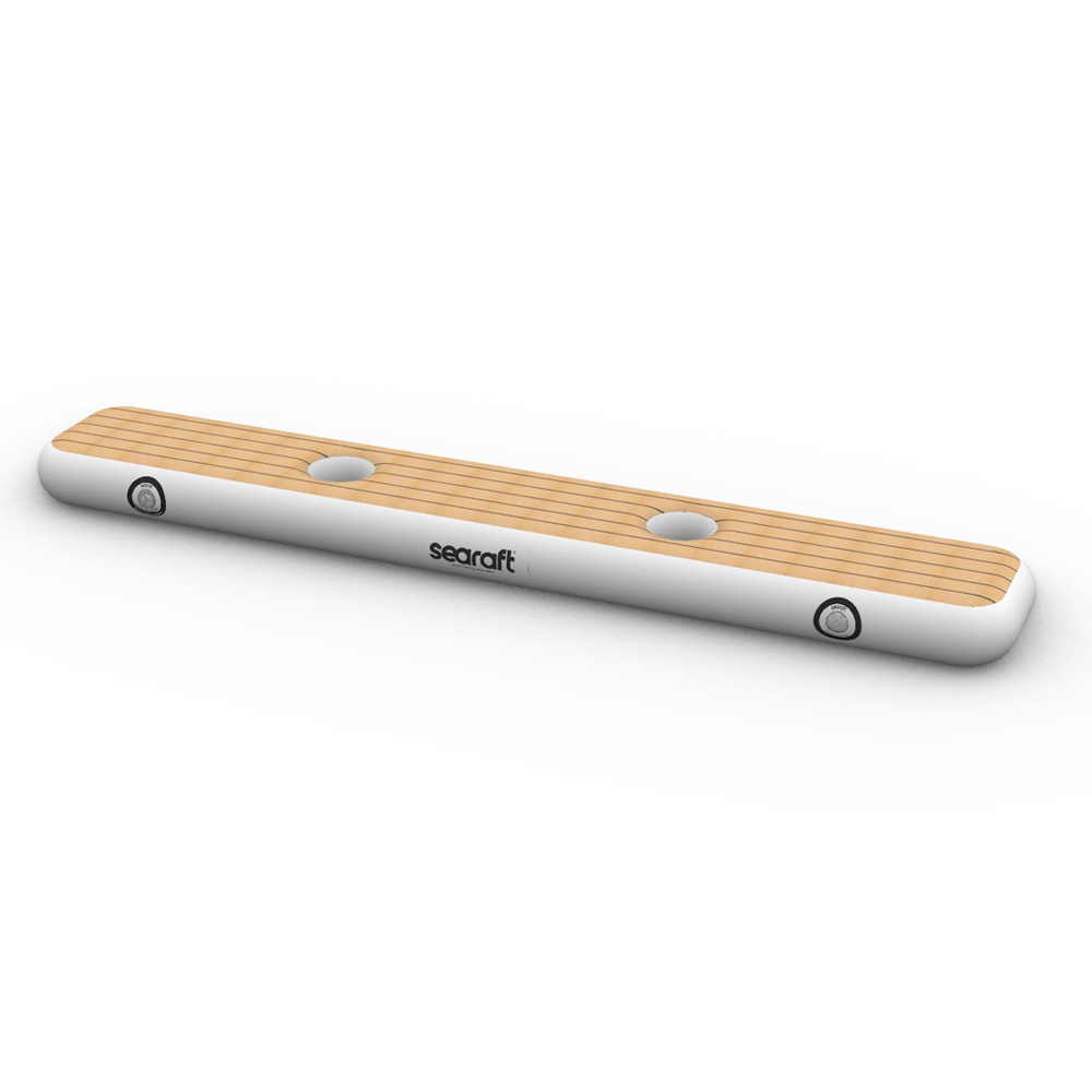 Airstep transom bumper x-large teak deck grijs