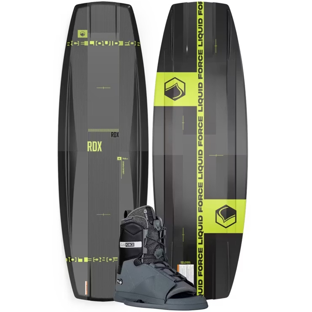 Liquid Force RDX wakeboardset 134 cm met Transit bindingen foto 1