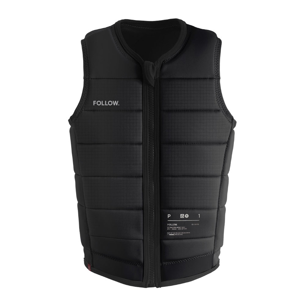 P1 Traction impact shield dames zwart