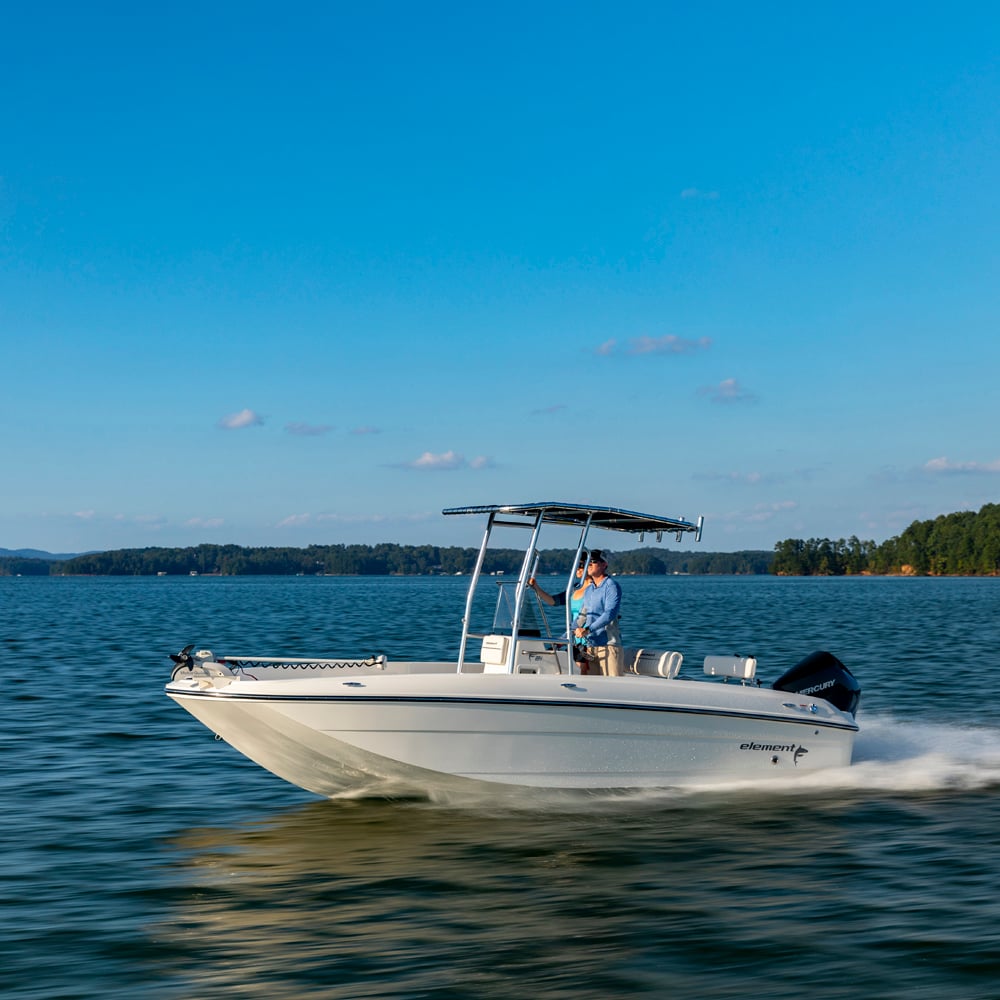 Fishmaster original T-Top polished met zwart canvas 5