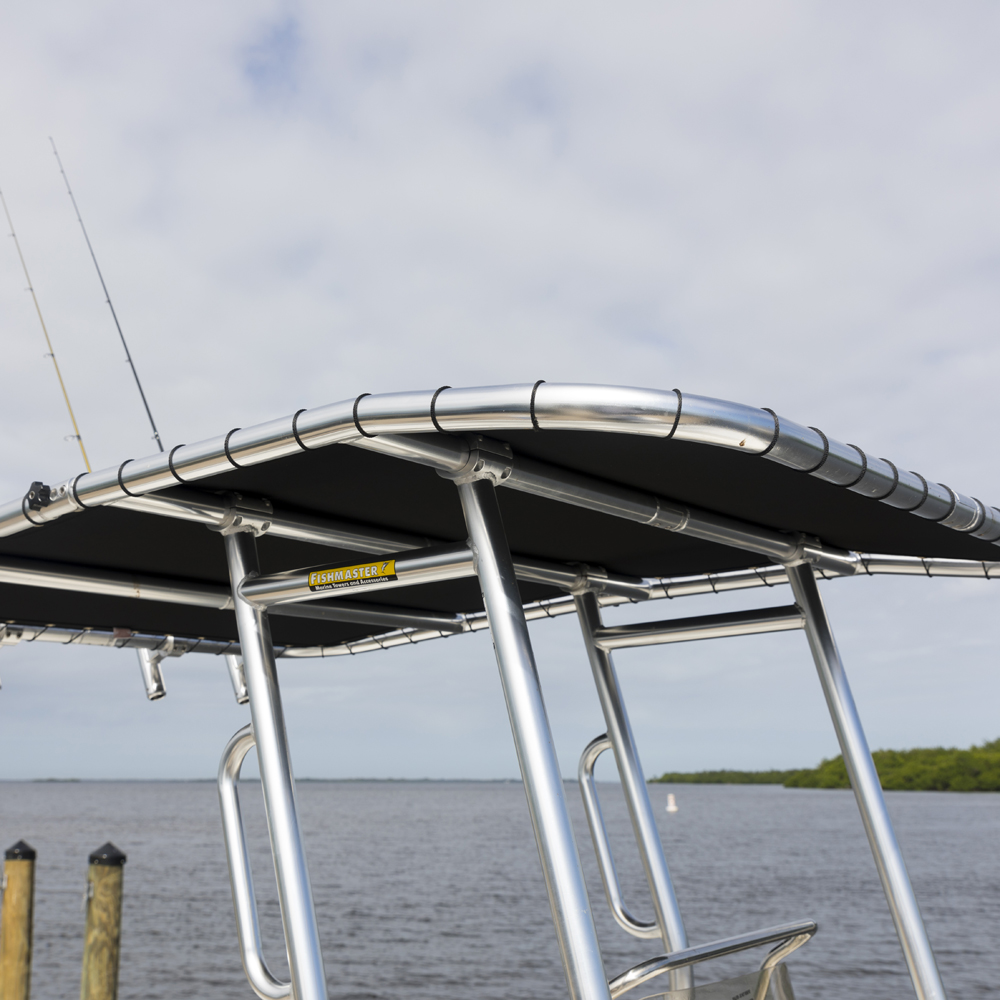 Fishmaster original T-Top polished met zwart canvas 8