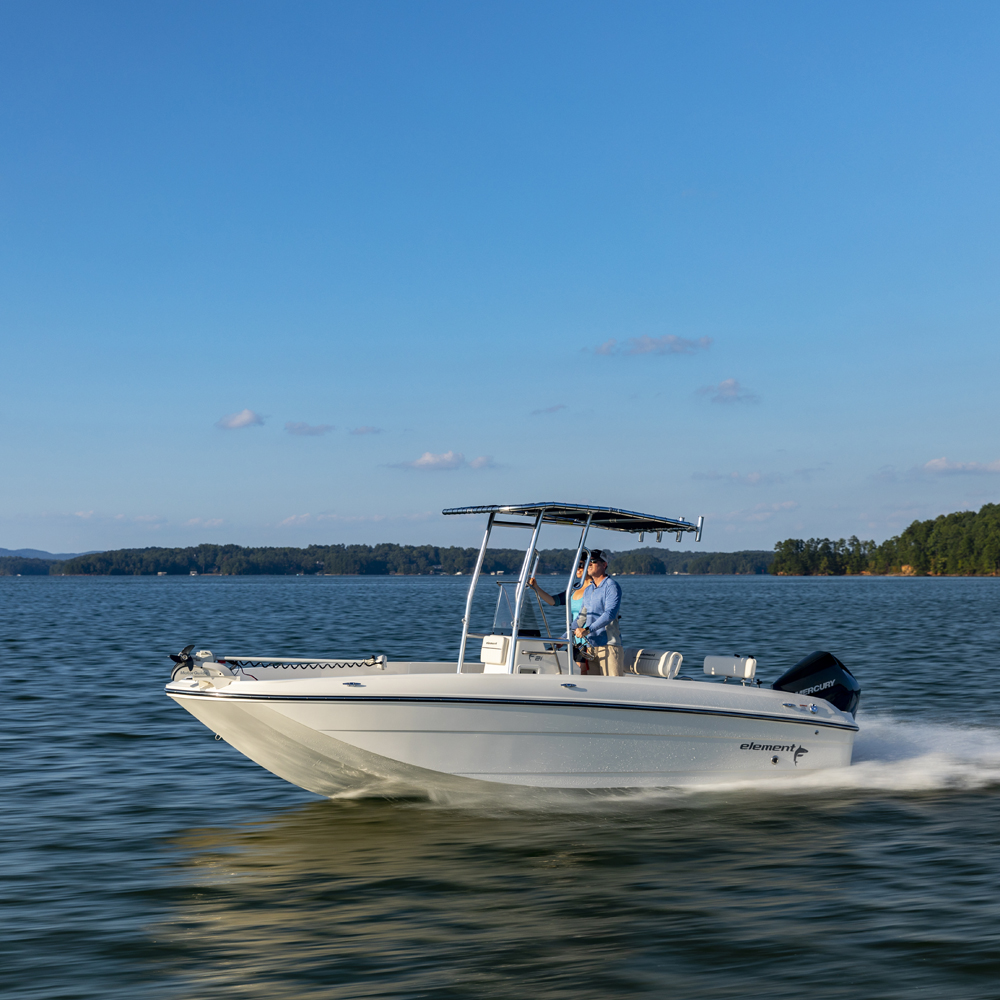 Fishmaster original T-Top polished met rood canvas 5