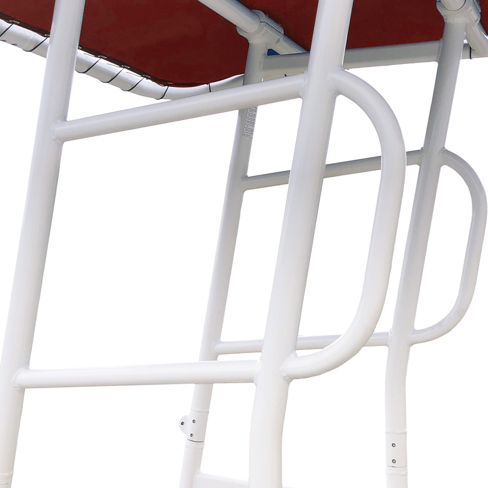original T-Top wit met rood canvas