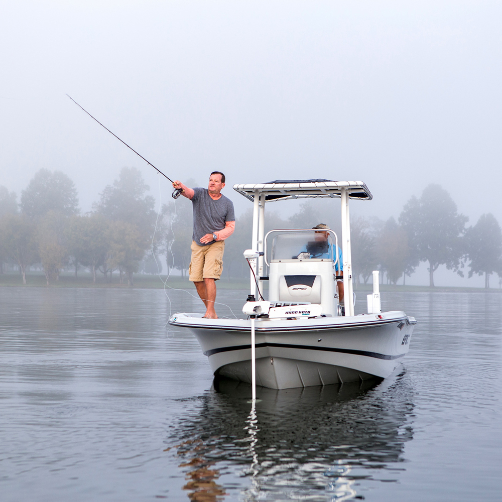 Fishmaster original T-Top wit met rood canvas 7
