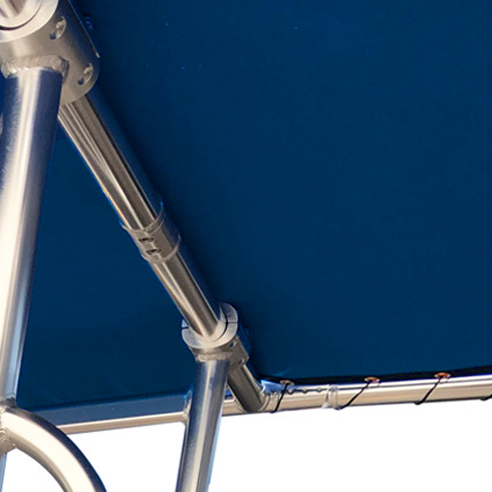 Fishmaster original T-Top zwart met blauw canvas 2