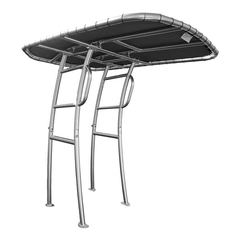 Fishmaster pro T-Top polished met zwart canvas 3