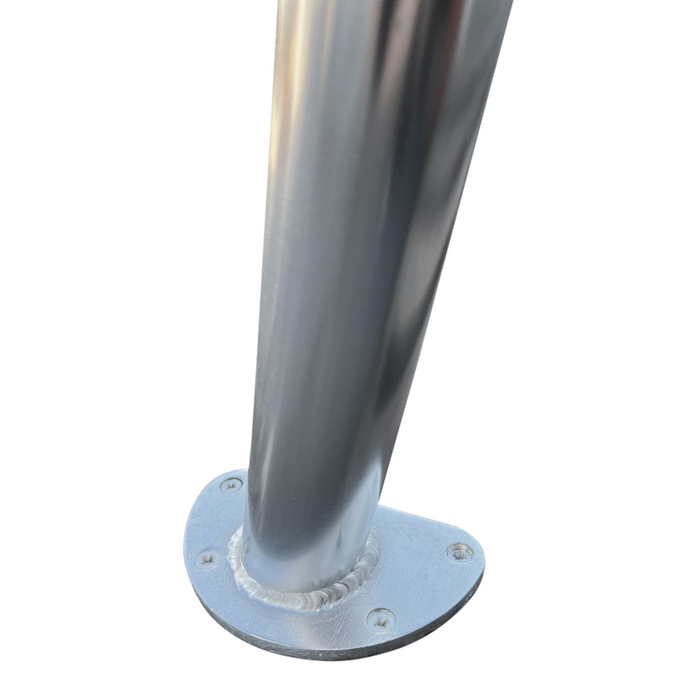 Fishmaster pro T-Top polished met zwart canvas 5