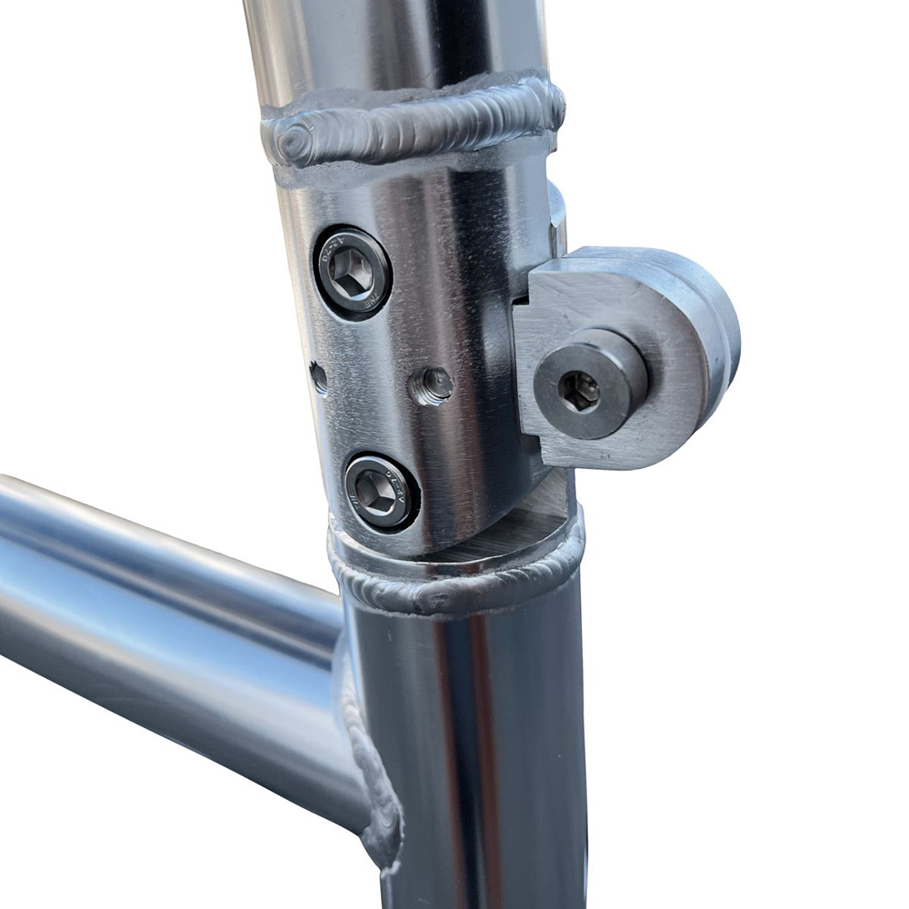 Fishmaster pro T-Top polished met zwart canvas 6
