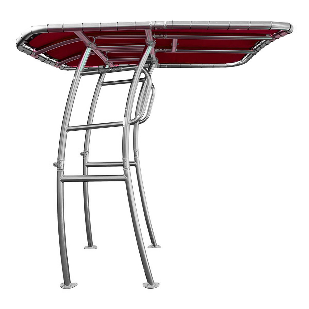 pro T-Top polished met rood canvas