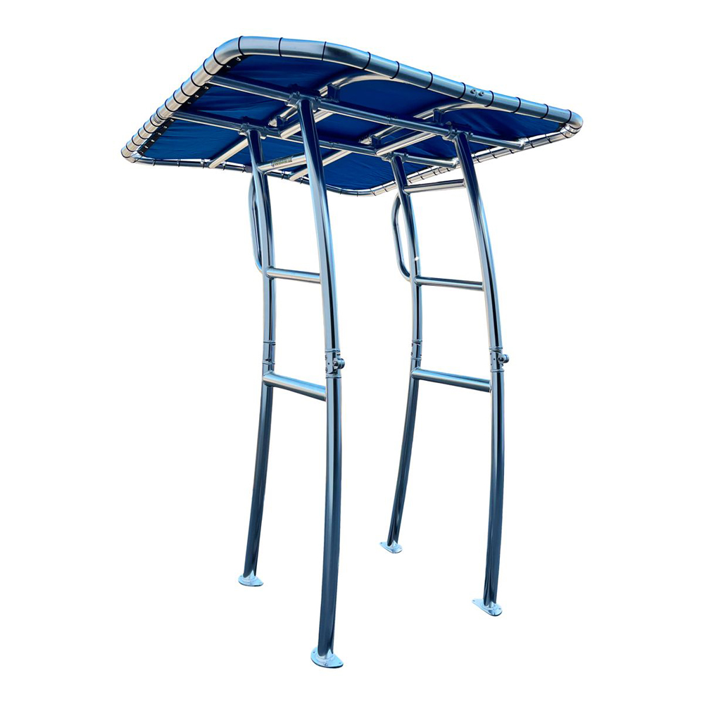 pro T-Top polished met blauw canvas