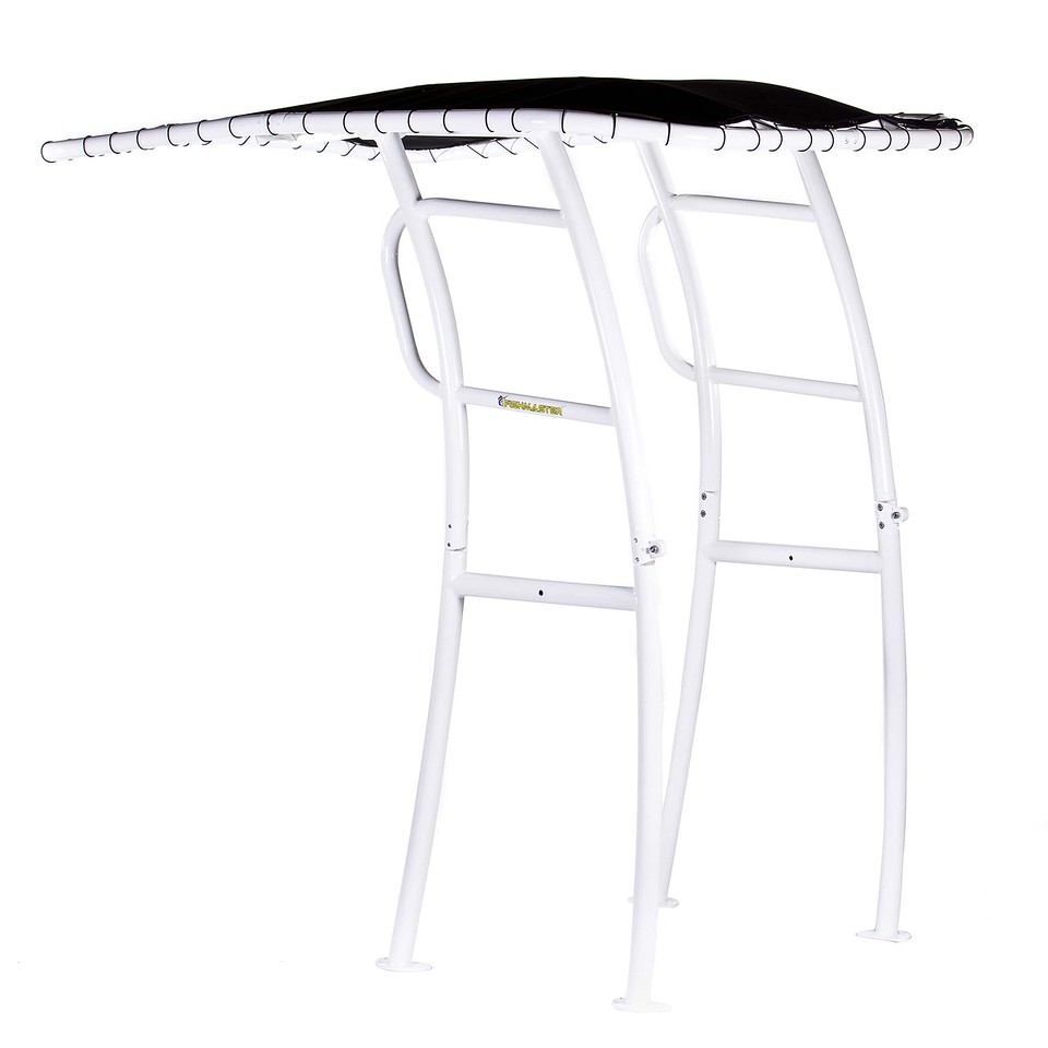 Fishmaster pro T-Top wit met zwart canvas 2