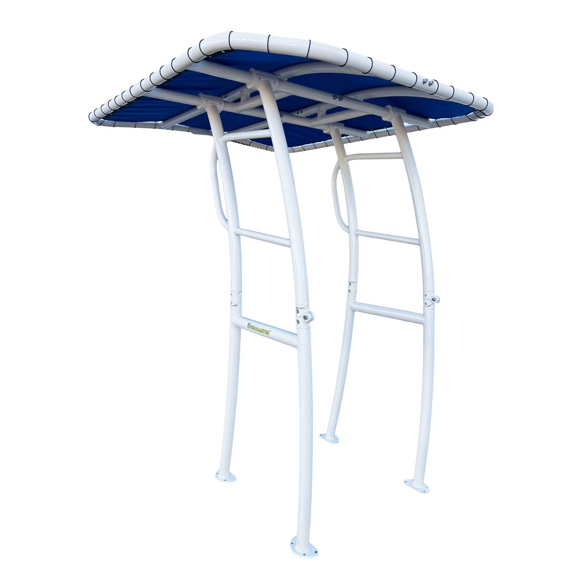 Fishmaster pro T-Top wit met blauw canvas 2