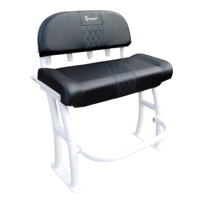 pro T-Top stoel wit met zwart kussen incl. rugleuning
