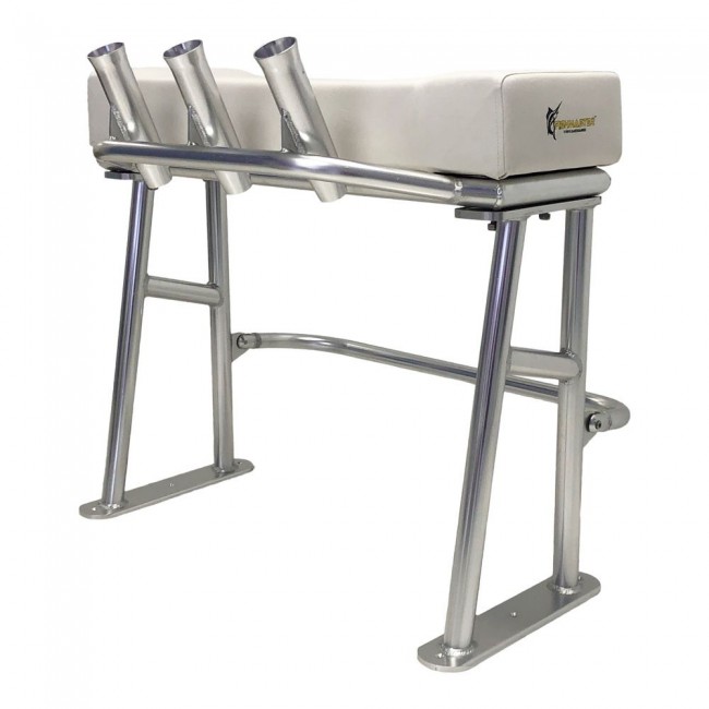 Fishmaster original T-Top stoel polished met wit kussen 2