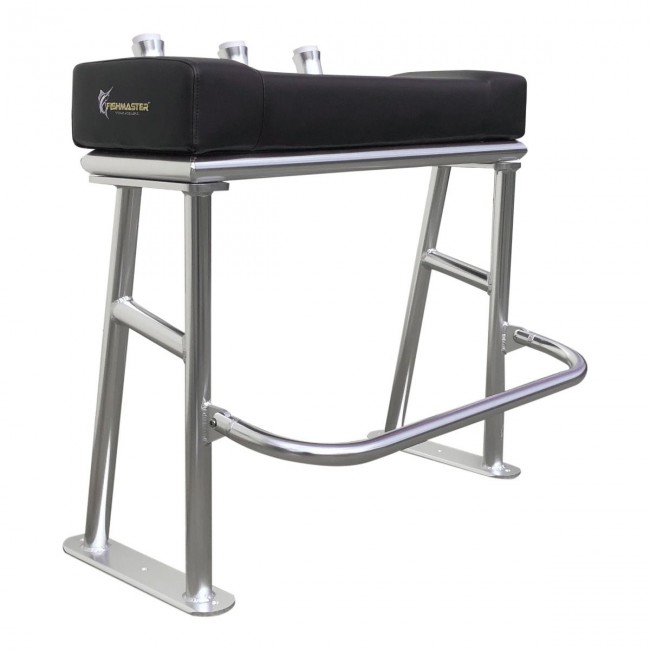 original T-Top stoel polished met zwart kussen