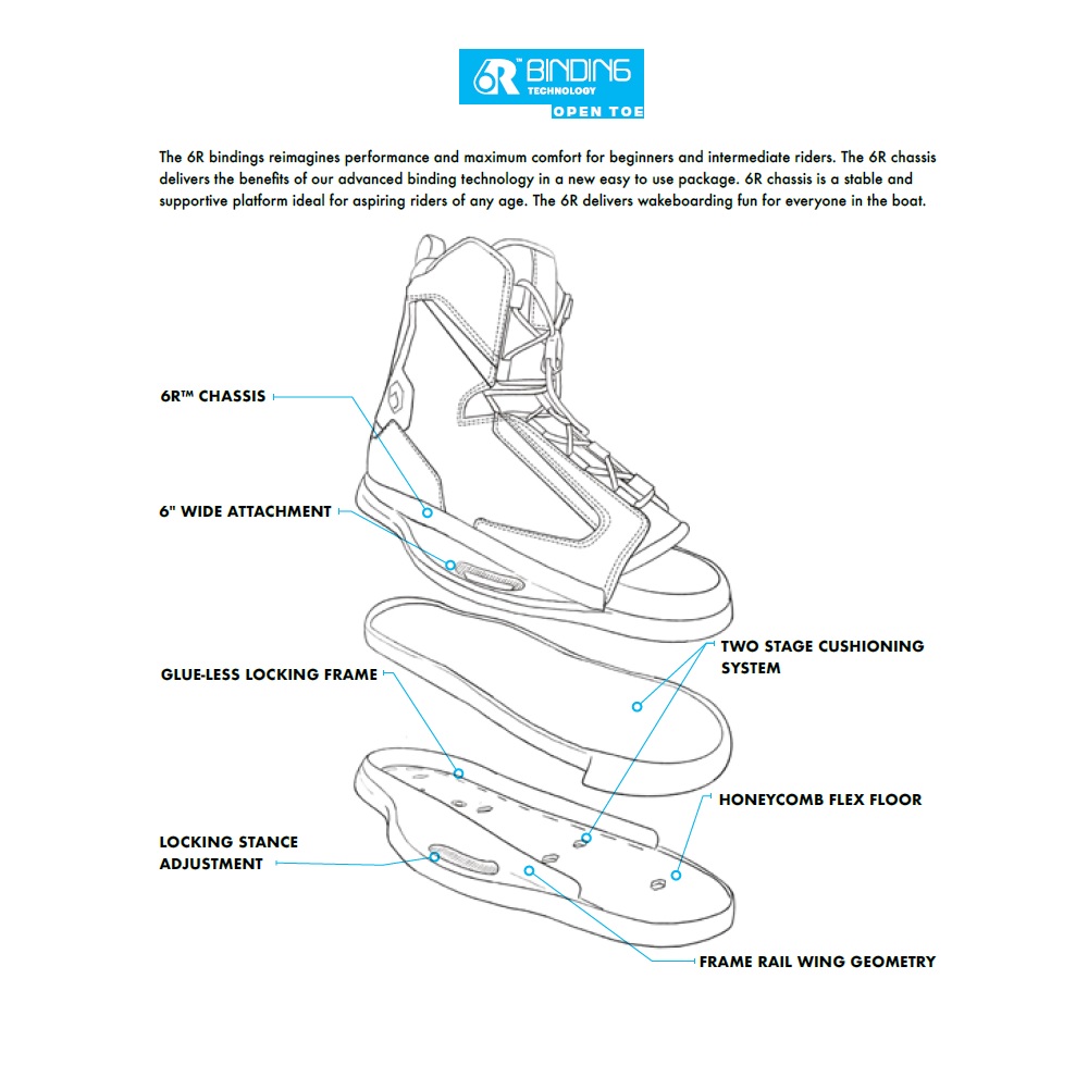 Liquid Force Index wakeboard binding zwart 3